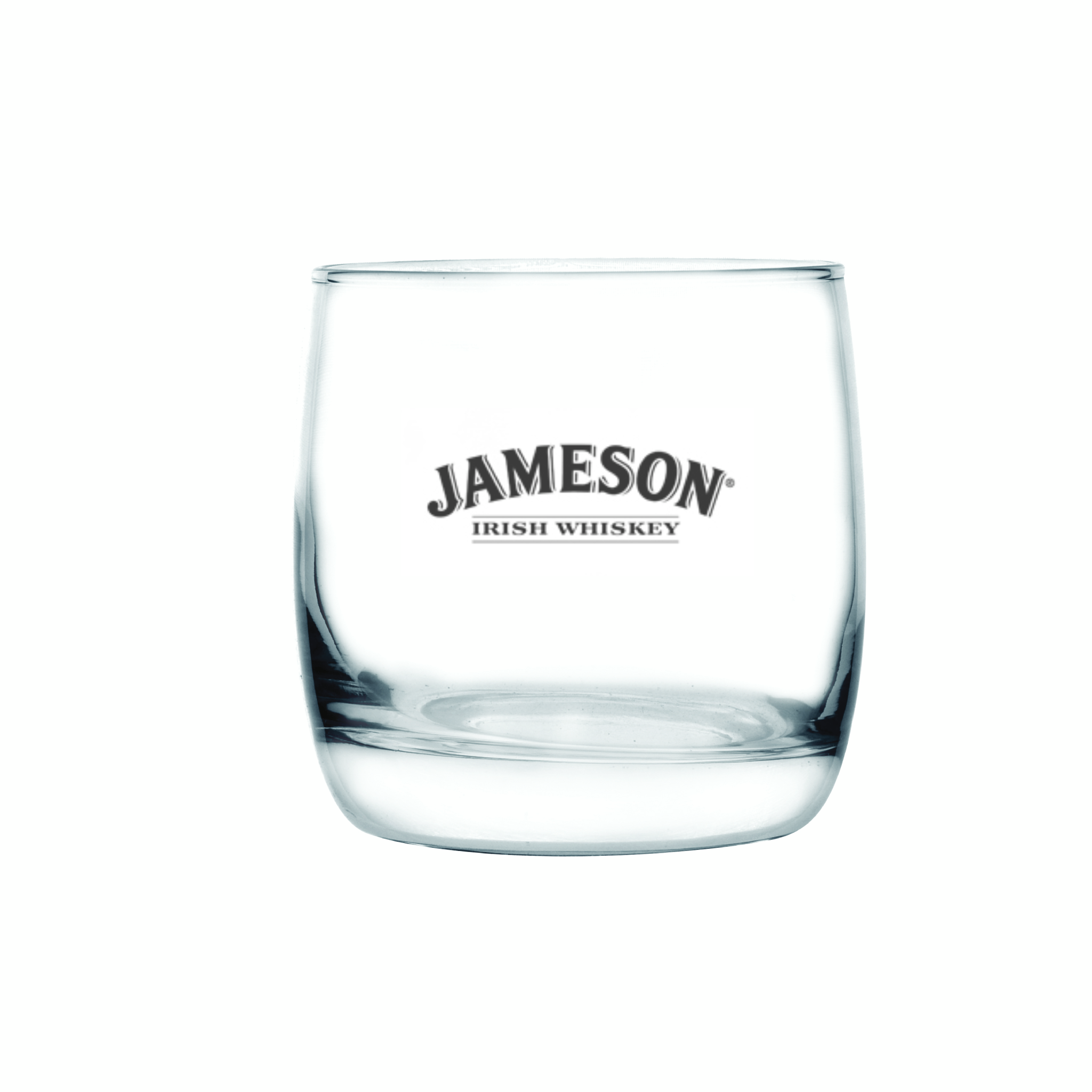 AH107 with logo Old Fashioned Glass AH107